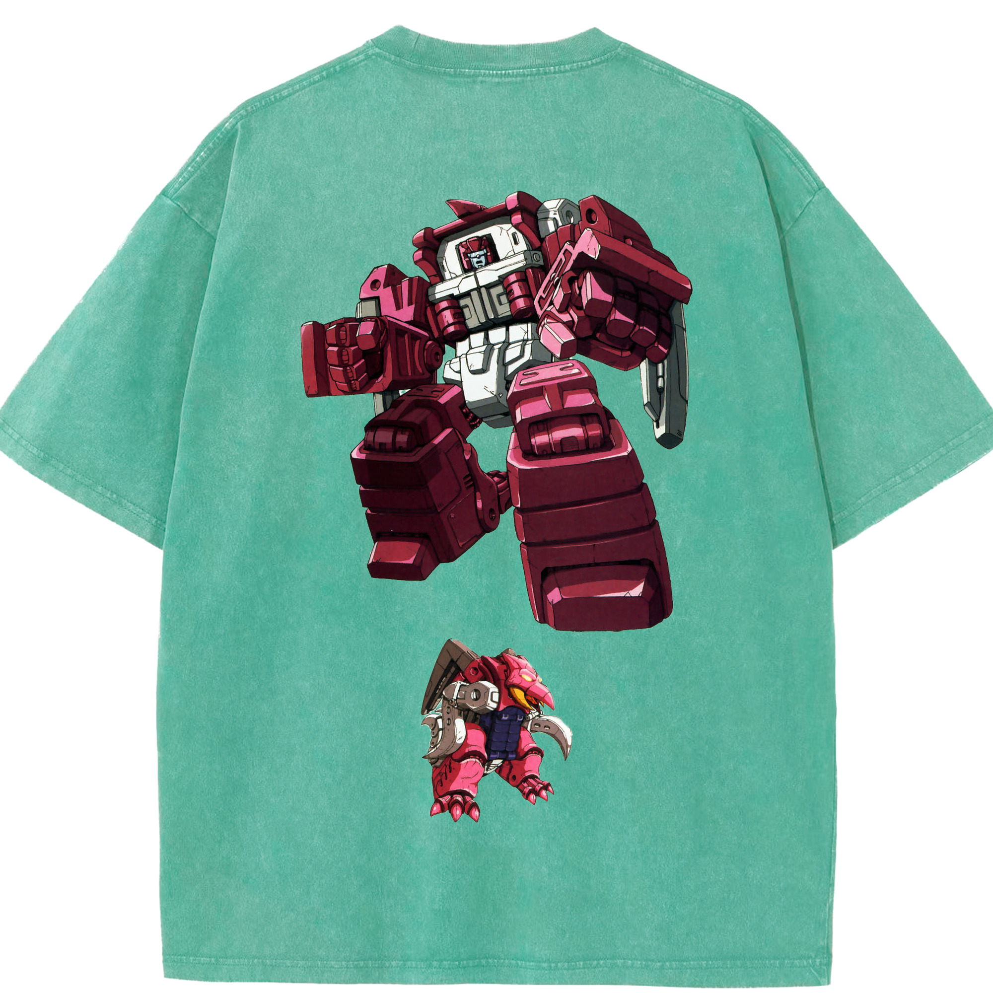 （画像用）  綿100% ヴィンテージ風 半袖Tシャツ（背面プリント）
